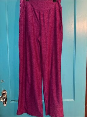 Girls' Magenta Wide-Leg Leggings-NWOT